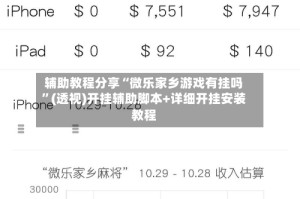 辅助教程分享“微乐家乡游戏有挂吗”(透视)开挂辅助脚本+详细开挂安装教程