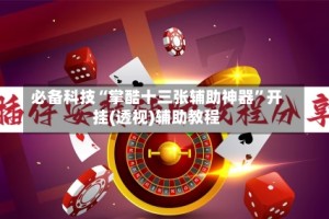必备科技“掌酷十三张辅助神器”开挂(透视)辅助教程