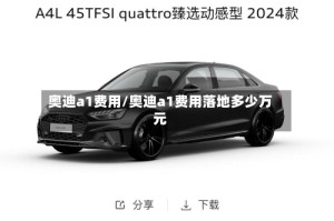 奥迪a1费用/奥迪a1费用落地多少万元