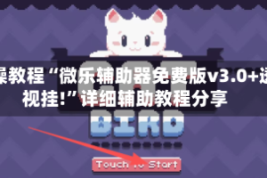 实操教程“微乐辅助器免费版v3.0+透视挂!”详细辅助教程分享