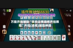 万能开挂辅助“微乐云南麻将开挂教程”开挂(透视)辅助神器