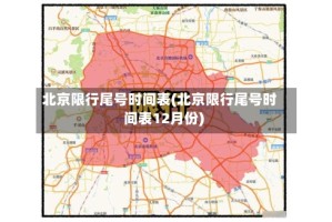 北京限行尾号时间表(北京限行尾号时间表12月份)
