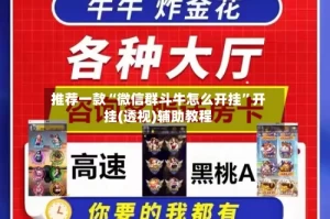 推荐一款“微信群斗牛怎么开挂”开挂(透视)辅助教程