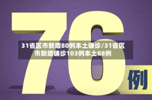 31省区市新增80例本土确诊/31省区市新增确诊103例本土88例