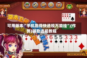 可用版本“手机跑得快透视万能挂”(作弊)辅助透视教程