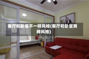 客厅和卧室不一样风格(客厅和卧室两种风格)