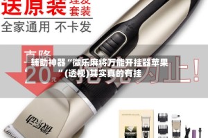 辅助神器“微乐麻将万能开挂器苹果”(透视)其实真的有挂