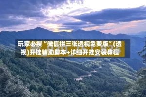 玩家必搜“微信拼三张透视免费版”(透视)开挂辅助脚本+详细开挂安装教程