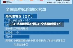【31省份新增27例,31个省份新增17】