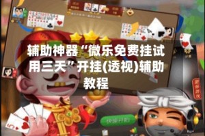 辅助神器“微乐免费挂试用三天”开挂(透视)辅助教程