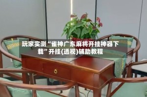 玩家实测“雀神广东麻将开挂神器下载”开挂(透视)辅助教程
