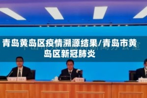 青岛黄岛区疫情溯源结果/青岛市黄岛区新冠肺炎