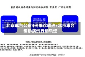 北京丰台公布4例确诊轨迹/北京丰台确诊病例行动轨迹