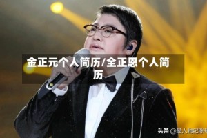金正元个人简历/全正恩个人简历