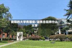 衡阳的大学有哪些/湖南岳阳有什么大学