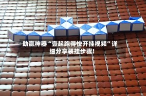 助赢神器“壹起跑得快开挂视频”详细分享装挂步骤!