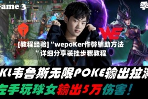 [教程经验]“wepoKer作弊辅助方法”详细分享装挂步骤教程