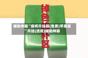 辅助神器“麻将开挂器(免费)苹果版”开挂(透视)辅助神器
