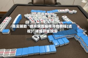 真实辅助“微乐陕西麻将开挂教程(透视)”详细开挂玩法