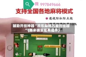 辅助开挂神器“欢乐麻将万能开挂器”(原来确实是有插件)