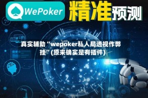 真实辅助“wepoker私人局透视作弊挂”(原来确实是有插件)