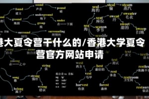 港大夏令营干什么的/香港大学夏令营官方网站申请