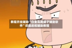 教程开挂辅助“白金岛跑胡子辅助软件”详细透视辅助教程