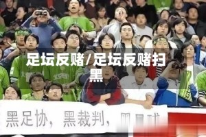 足坛反赌/足坛反赌扫黑
