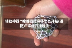 辅助神器“哈哈捉鸡麻将怎么开挂(透视)”详细开挂玩法