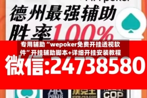 专用辅助“wepoker免费开挂透视软件”开挂辅助脚本+详细开挂安装教程