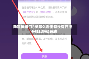 助赢神器“哈灵怎么看出有没有开挂”开挂(透视)辅助