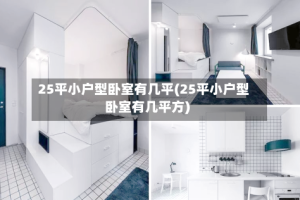 25平小户型卧室有几平(25平小户型卧室有几平方)