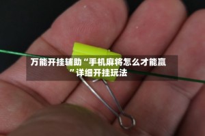 万能开挂辅助“手机麻将怎么才能赢”详细开挂玩法