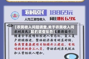 【农民收入问题调查,关于农民收入问题的调查报告】
