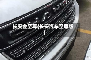 长安金至尊(长安汽车至尊版)