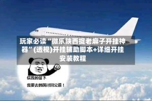 玩家必读“微乐陕西捉老麻子开挂神器”(透视)开挂辅助脚本+详细开挂安装教程