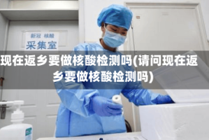 现在返乡要做核酸检测吗(请问现在返乡要做核酸检测吗)