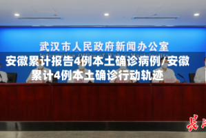 安徽累计报告4例本土确诊病例/安徽累计4例本土确诊行动轨迹