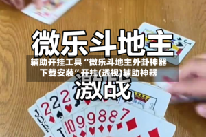 辅助开挂工具“微乐斗地主外卦神器下载安装”开挂(透视)辅助神器