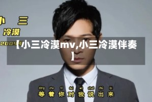 【小三冷漠mv,小三冷漠伴奏】