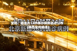 宝鸡、杨凌共13例确诊病例轨迹公布(陕西宝鸡杨凌)