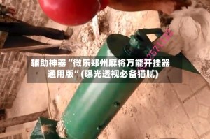 辅助神器“微乐郑州麻将万能开挂器通用版”(曝光透视必备猫腻)