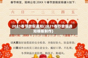 2021春节放假通知(2021春节放假通知模板制作)