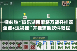 一键必胜“微乐湖南麻将万能开挂器免费+透视挂”开挂辅助软件教程
