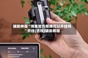 辅助神器“博雅地方棋牌可以开挂吗”开挂(透视)辅助教程