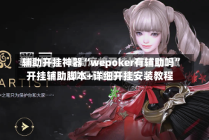 辅助开挂神器“wepoker有辅助吗”开挂辅助脚本+详细开挂安装教程