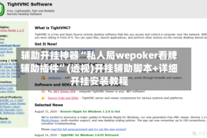 辅助开挂神器“私人局wepoker看牌辅助插件”(透视)开挂辅助脚本+详细开挂安装教程
