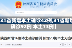 【31省新增本土确诊42例,31省新增确诊92例 本土73例】