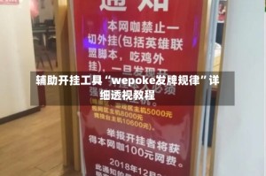 辅助开挂工具“wepoke发牌规律”详细透视教程