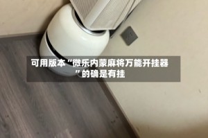 可用版本“微乐内蒙麻将万能开挂器”的确是有挂